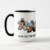 5P Aangepaste Foto Meeple Board Game Group Mok (Links)