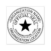 5Pt Ster Algemene Aangepaste Officiële Stempel Naa (Design)