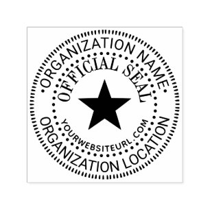 5Punts Ster Algemene Aangepaste Officiële Stempel 