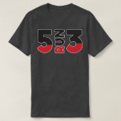 5Run3 UC-stijl T-shirt (Design voorkant)