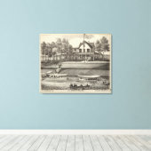 5th Avenue House, Ocean Beach, NJ Canvas Afdruk (Insitu (Houten vloer))