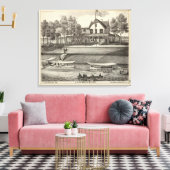 5th Avenue House, Ocean Beach, NJ Canvas Afdruk (Insitu (Woonkamer))