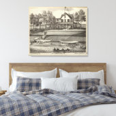 5th Avenue House, Ocean Beach, NJ Canvas Afdruk (Insitu (Slaapkamer))