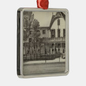 5th Avenue House, Ocean Beach, NJ Metalen Ornament (Rechts)