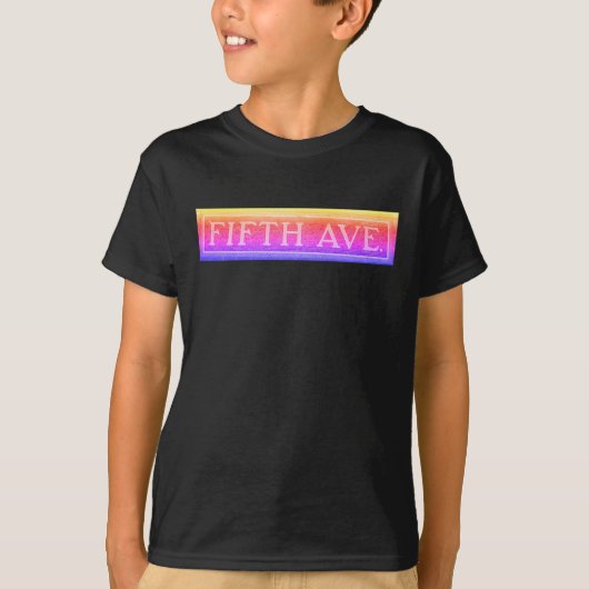 5th Avenue - Manhattan, New York T-shirt (Voorkant)