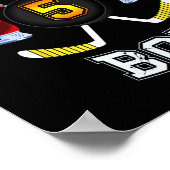 5th Birthday Boy - IJshockey 5 jaar oud kind Poster (Hoek)