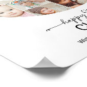 5th Birthday Number 5 Photo Collage Custom Picture Poster (Hoek)