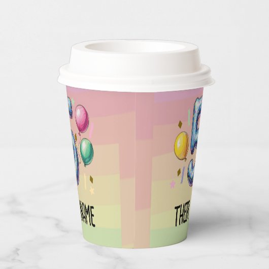 5th birthday party no theme papieren bekers (Rechts)