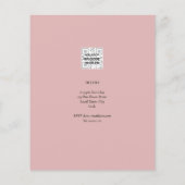 5th Birthday Photo Collage Invite Boy Girl gemengd Flyer (Achterkant)