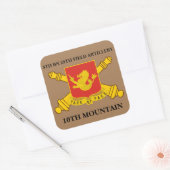 5TH BN 25TH FIELD ARTILLERY 10TH MOUNTAIN STICKERS (Envelop)
