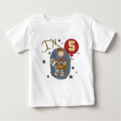 5th Cowgirl Verjaardag Tshirts en geschenken (Voorkant)