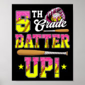 5th Grade Butter Up Softll Ice Cream Drip Ck To Sc Poster (Voorkant)