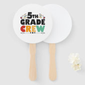 5TH Grade Crew Funny Back To School Student Gift Handwaaier (Voorkant en achterkant)