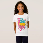 5th Grade Cutie Terug naar School T-shirt (Voorkant volledig)