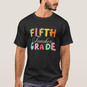 5th Grade Dino Squad lerarenopleiding School T-shirt