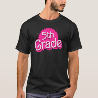 5th Grade Girl B Doll Teacher 5th Grade Terug naar T-shirt