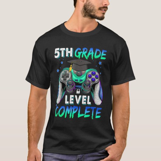5th Grade Level Complete Happy Last Day Of School  T-shirt (Voorkant)