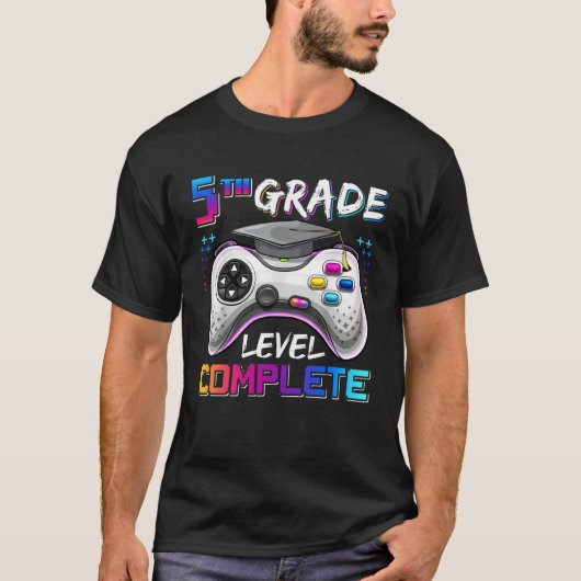 5th Grade Level Complete Happy Last Day Of School  T-shirt (Voorkant)
