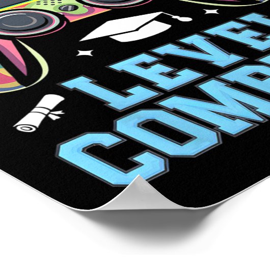 5th Grade Level Complete Last Day Of School Gamer Poster (Hoek)