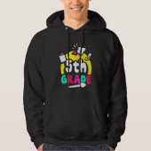 5th Grade Pupil Grader Class School Hoodie (Voorkant)
