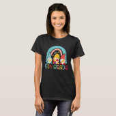 5th Grade  Rainbow Gnomes Happy First Day Of Schoo T-shirt (Voorkant volledig)
