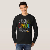 5th Grade Squad Fifth Teacher Student Team Back To T-shirt (Voorkant volledig)