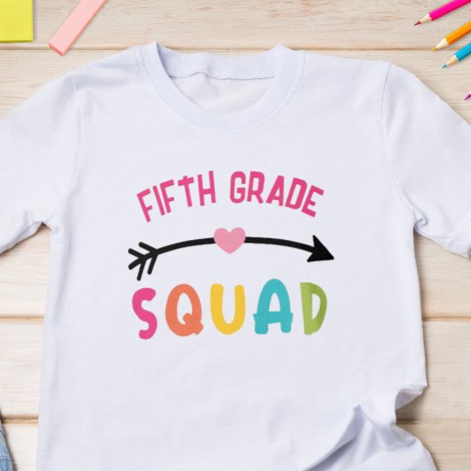 5th Grade Squad School T-shirt