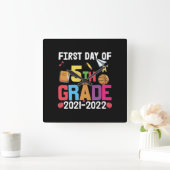 5th Grade Teacher First Day Of 5th Grade Vierkante Klok (Huis)