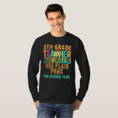 5th Grade Teacher Most Likely To Back To School Wo T-shirt (Voorkant volledig)