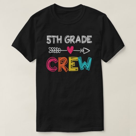 5th Grade Teacher T-Shirt Back To School 5th Grade (Design voorkant)