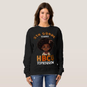 5th Grade Today HBCU Tomorrow College Graduate Gra Trui (Voorkant volledig)