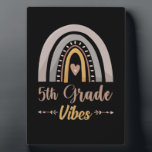 5th Grade Vibes Rainbow Fifth Grade Back to School Fotoplaat<br><div class="desc">1</div>