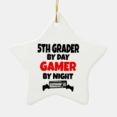 5th Grader Gamer Keramisch Ornament (Voorkant)