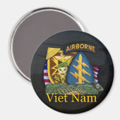5th green berets mac v sog vietnam nam magneet (Voorkant / Achterkant)