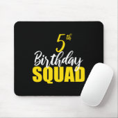 5th Happy Birthday Squad Party Bday Family Group P Muismat (Met muis)