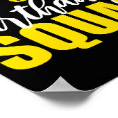 5th Happy Birthday Squad Party Bday Family Group P Poster (Hoek)