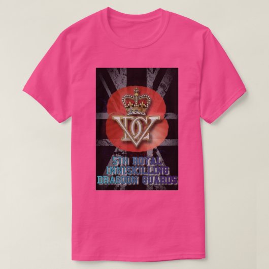 5th ROYAL INNISKILLING DRAGOON GUARDS T-shirt (Design voorkant)