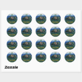 5th Special forces Groene Baretten groepsnaam Stic Ronde Sticker (Vel)