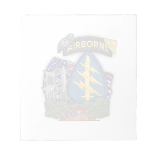 5th Special Forces groene baretten veteranen Notit Notitieblok (Voorkant)