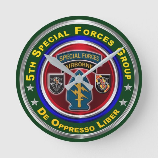 5th Special Forces Group Aandenken Ronde Klok (Voorkant)