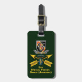 5th Special Forces Group (Airborne) Bagagelabel (Voorkant verticaal)