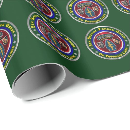5th Special Forces Group Airborne Cadeaupapier (Rol Hoek)