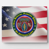 5th Special Forces Group (AIRBORNE) Fotoplaat (Voorkant)
