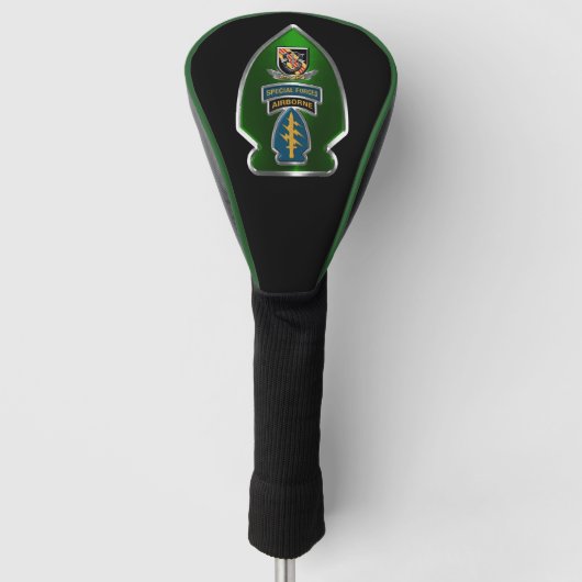5th Special Forces Group (Airborne) Pijlkop Golfheadcover (Voorkant)