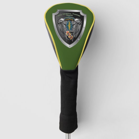 5th Special Forces Group (Airborne) Schild Golfheadcover (Voorkant)