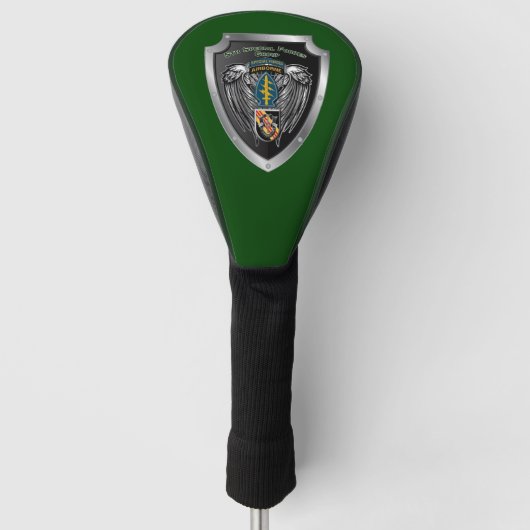 5th Special Forces Group (Airborne) Schild Golfheadcover (Voorkant)