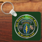 5th Special Forces Group Sleutelhanger (Voorkant)