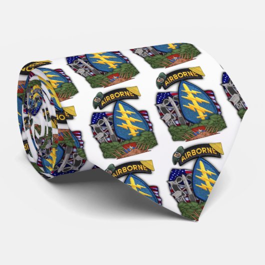 5th Special Forces Vietnam War Vets Stropdas (Opgerold)