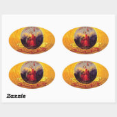 5th Virginia Cavalry - De Prinses Anne Cavalry Ovale Sticker (Vel)