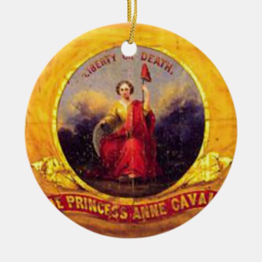 5th Virginia Cavalry - The Princess Anne Cavalry Keramisch Ornament (Voorkant)